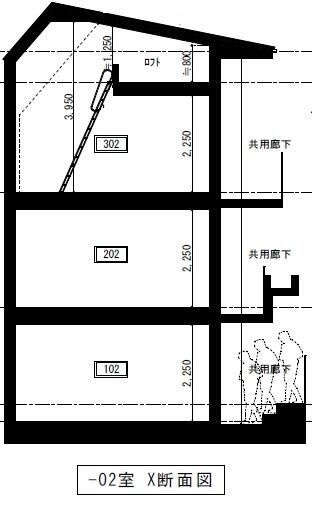 プラチナレジデンス白金台の区画図