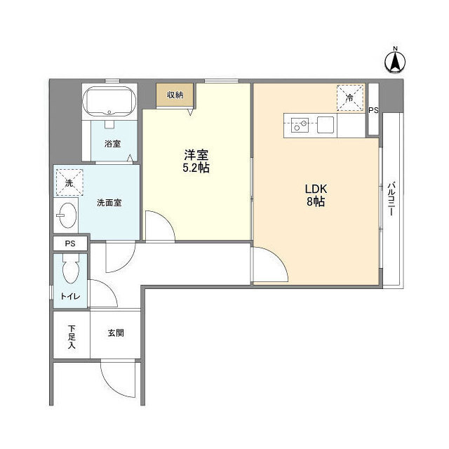 アプリーレ菊川の間取り