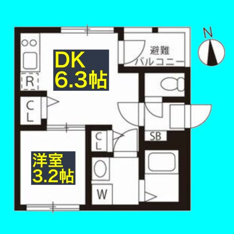 シアヴィータ名古屋の間取り