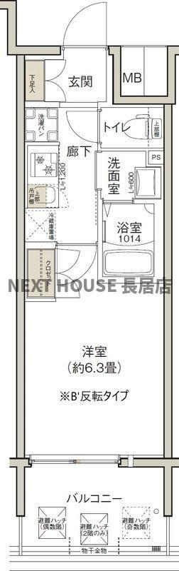 クレストコート靱公園の間取り
