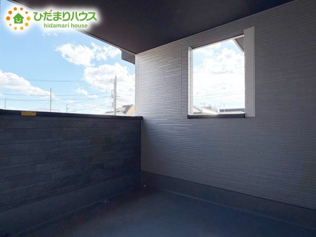 【バルコニー】 | 水戸市本町4期　新築戸建 | 人気が高いインナーバルコニーを採用♪天候を気にせず洗濯物を干せ、紫外線も気にせずに済みます(*^^)v