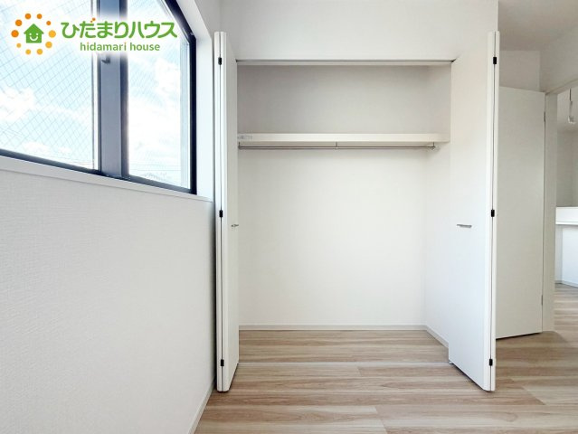 【収納】 | 水戸市本町4期　新築戸建 | クローゼットには、衣類や日用品などを整理整頓して収納できますね！