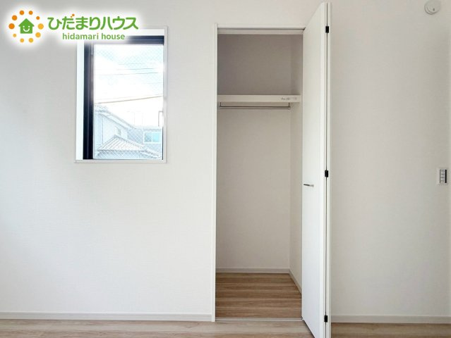 【収納】 | 水戸市本町4期　新築戸建 | 洋室にも大容量のクローゼット完備！
お布団やお子様のおもちゃなどがスッキリ収納できますね(^^♪