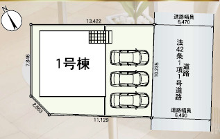 【区画図】 | クレイドルガーデン石巻市山下町　第1
