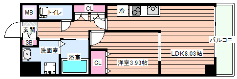 【間取り】 | フローレンス江坂