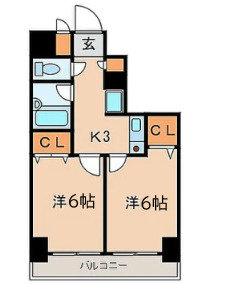 ルポ小郡駅前【キャッシュバック対象物件】の間取り