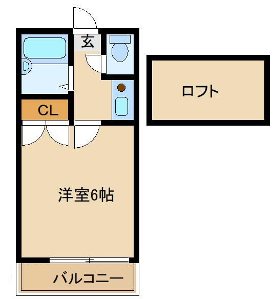 Ｋ’ｓⅡの間取り|間取りです。