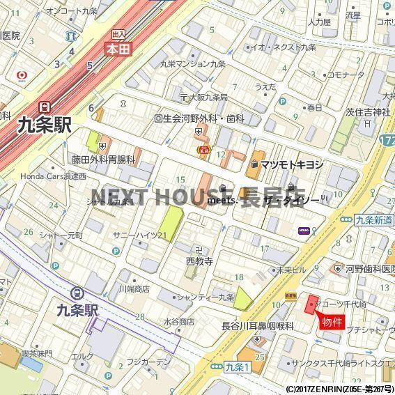 アコーツ千代崎の地図