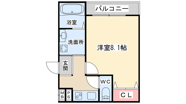 【間取り】 | フジパレス新高2番館