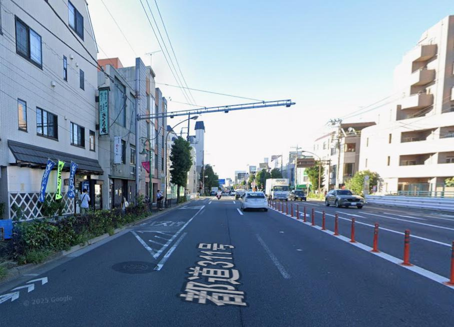 世田谷区上野毛３丁目の店舗事務所の周辺