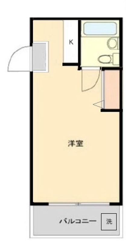 ローズアパートQ22の間取り