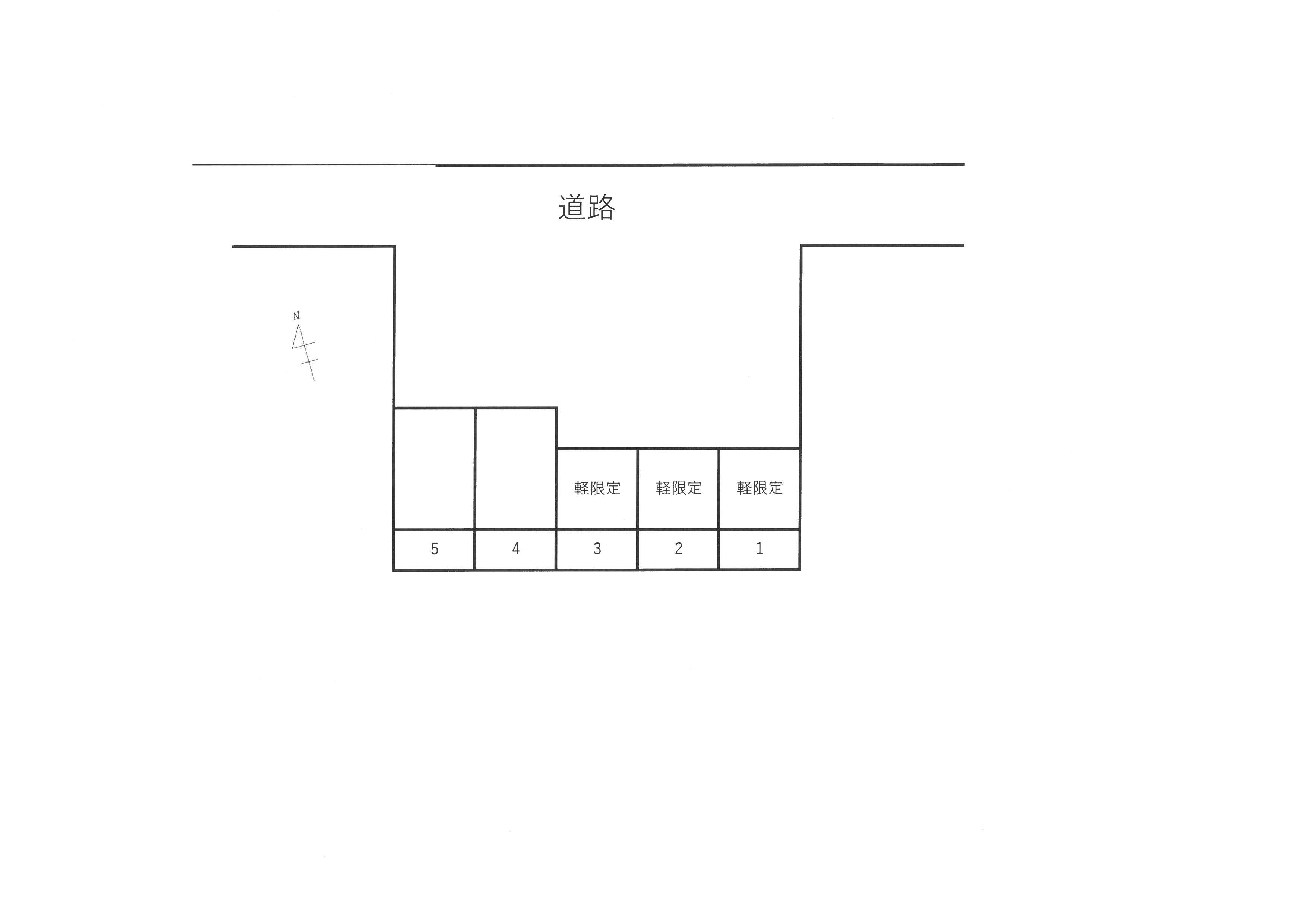 七日町光明寺様第二駐車場の間取り
