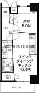 URBAN FLATS中之島の間取り