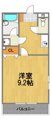 【間取り】 | ドミール奈賀