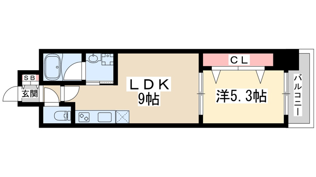 【間取り】 | ジョワイユ新大阪