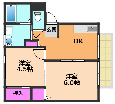 アーバン別所の間取り