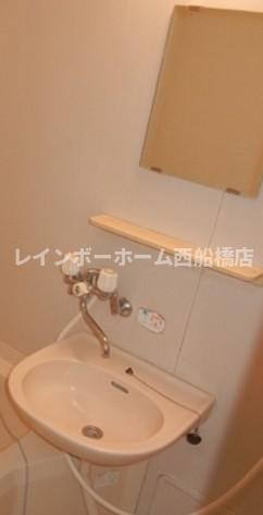 アミューズFハウスの洗面所