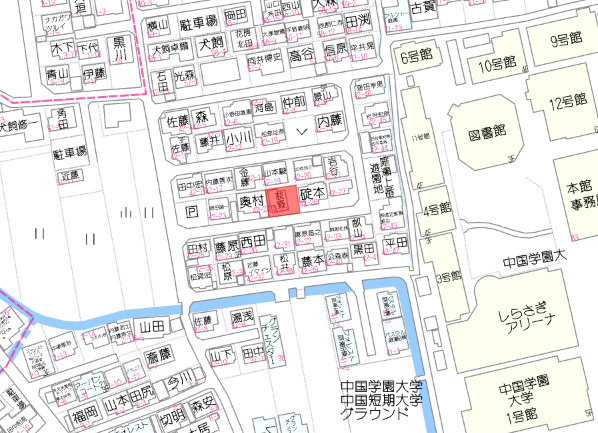 岡山市北区庭瀬の地図