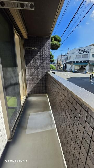 アベニール柏中央のバルコニー