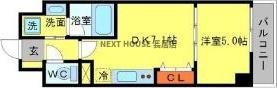 BRAVI南堀江の間取り