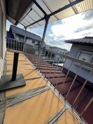 津山市沼　中古住宅　4DKのその他|ベランダ