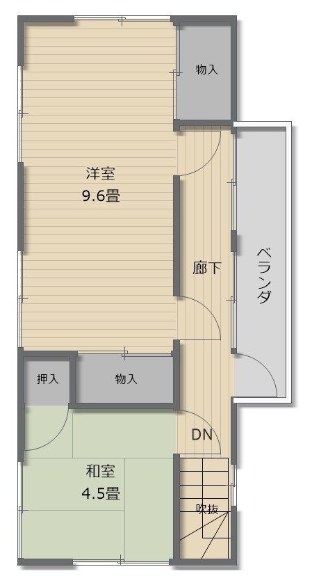 津山市沼　中古住宅　4DKのその他|２階