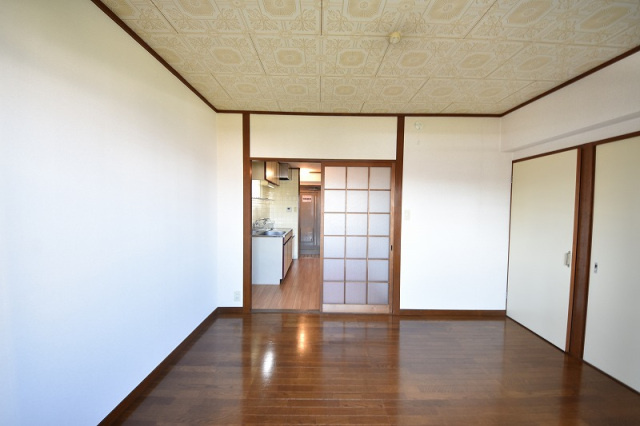 天本ビルの寝室