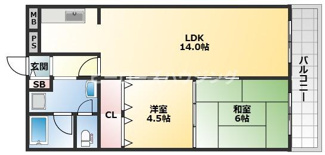 【間取り】 | アスモ岡町