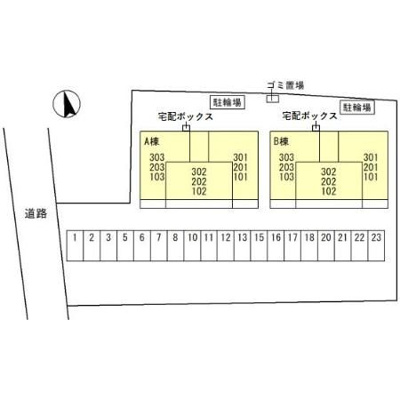 【区画図】 | オーチャードヒル　参番館