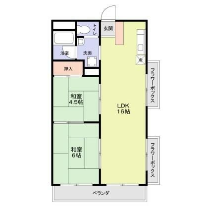 日香苑Ｉの間取り