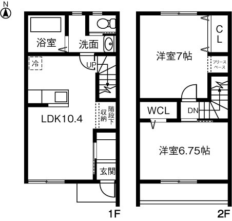 Fiore　Aの間取り