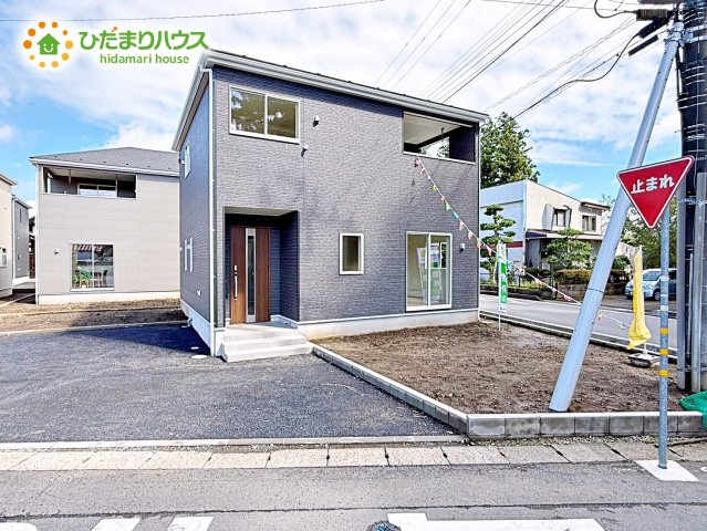 【外観】 | 那珂市瓜連第14　新築戸建　2号棟 | 過ごす時間が長いからこそ家族との繋がりが感じられるお家！