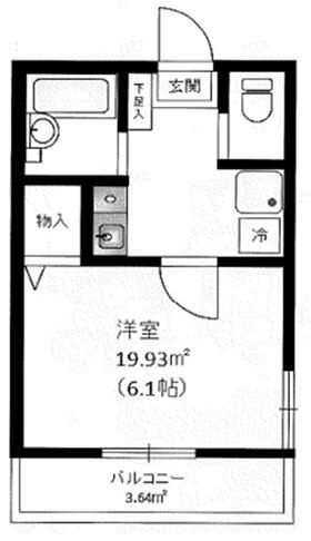 プロムナード生麦Ｃ棟の間取り