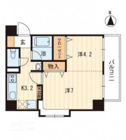 アヴニール若宮の間取り|間取図