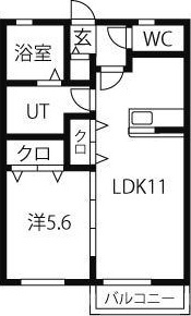 フロンティア泉の間取り