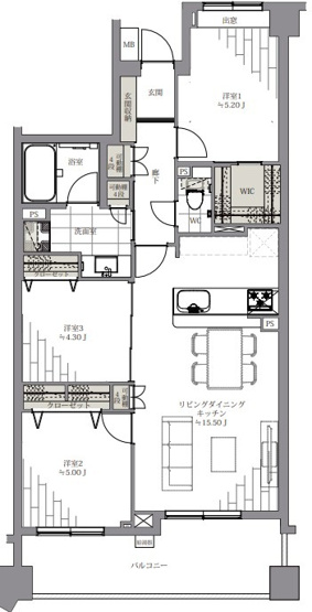 【間取り】 | グランフォート用賀