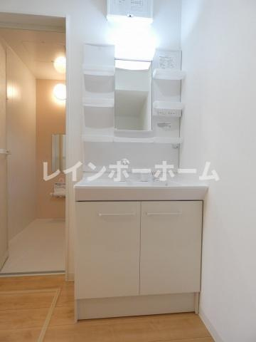 プリエ　ローザA号棟の独立洗面台