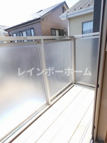 プリエ　ローザA号棟のバルコニー