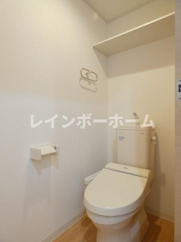 プリエ　ローザA号棟のトイレ