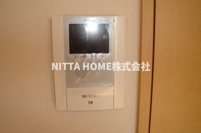 多可郡多可町中区安楽田のアパートのセキュリティ|ＴＶインターホン完備で来客時も安心です◎