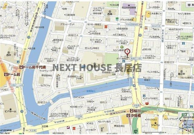 アーデンタワー南堀江の地図