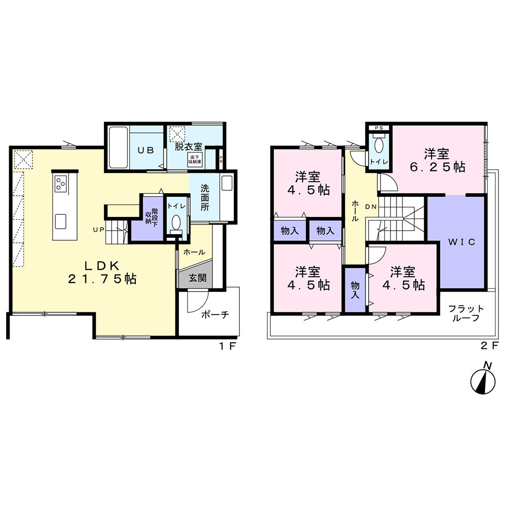 益城町古閑一戸建の玄関