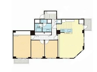 高輪マンションの間取り