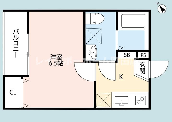 CASAR 町田※初期費用分割あと払いサービス利用可能物件の間取り