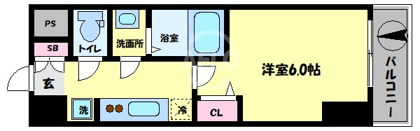 レオンコンフォート難波クレアの間取り|レオンコンフォート難波クレア　間取り