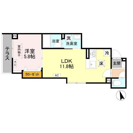 【間取り】 | Asset－Court調布柴崎