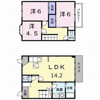 【間取り】 | ホワイトハウス