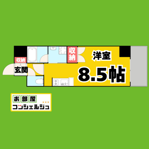 LUMINOUS東別院(旧S-FORT東別院)の間取り