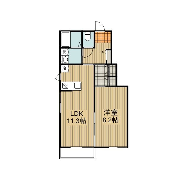 ミルクレールの間取り