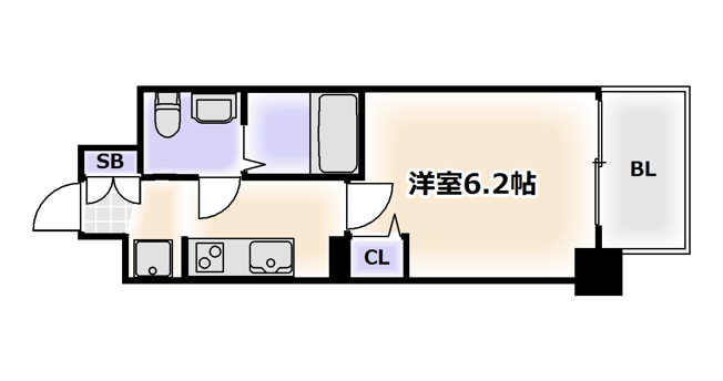 【間取り】 | エグゼ大阪CITYツヴァイ